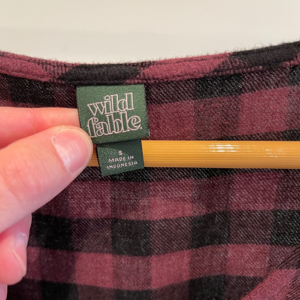 Wild Fable Plaid Babydoll Dress